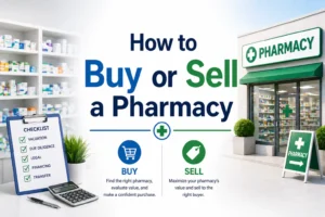 How to buy or sell a pharmacy with storefront and business checklist