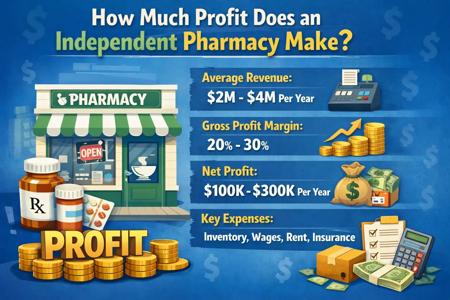 Profit Does an Independent Pharmacy Make infographic